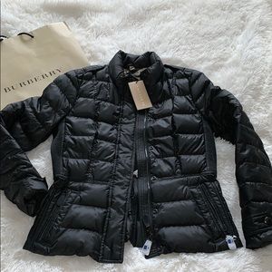 ❌SOLD❌Burberry Brit down black jacket M new